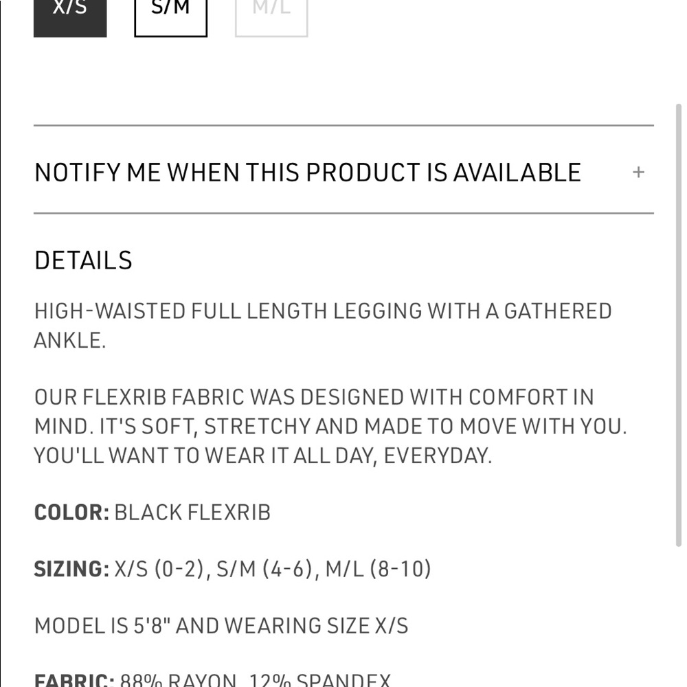 Joah Brown High Rise scrunch leggings - Picture 4 of 5